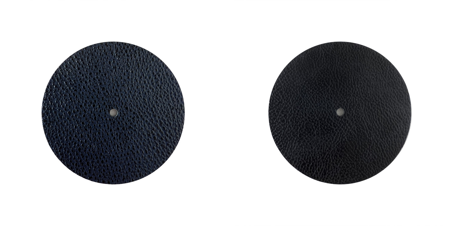 Coasters / ダークカラー艶仕上げ 本革