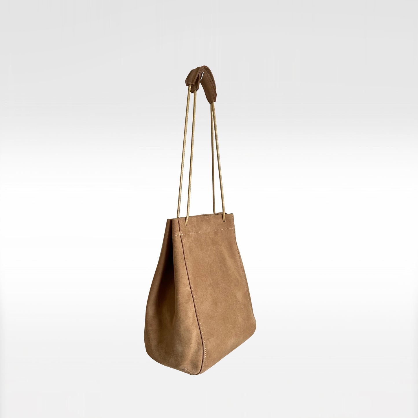 DRAWSTRING BAG/　巾着バッグ( シープシルキー）